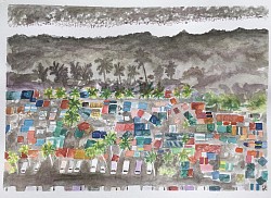 Marché de Saint Paul. Ile de La Réunion.