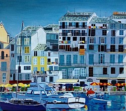 Port de Bastia. Acrylique. Vendu.