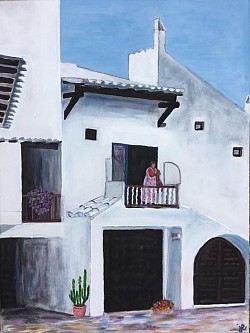 Binibecca vell. Acrylique. Vendu.