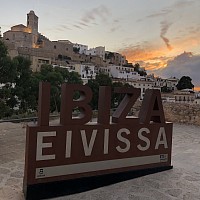 Ibiza- Vue sur le fort.